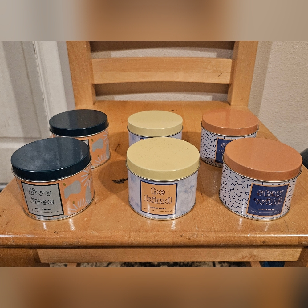 Be Kind Scented Candels 6 Pack